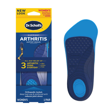 Arthritis Insoles for Foot Arch Support (1 Pair, Sizes 6-11)